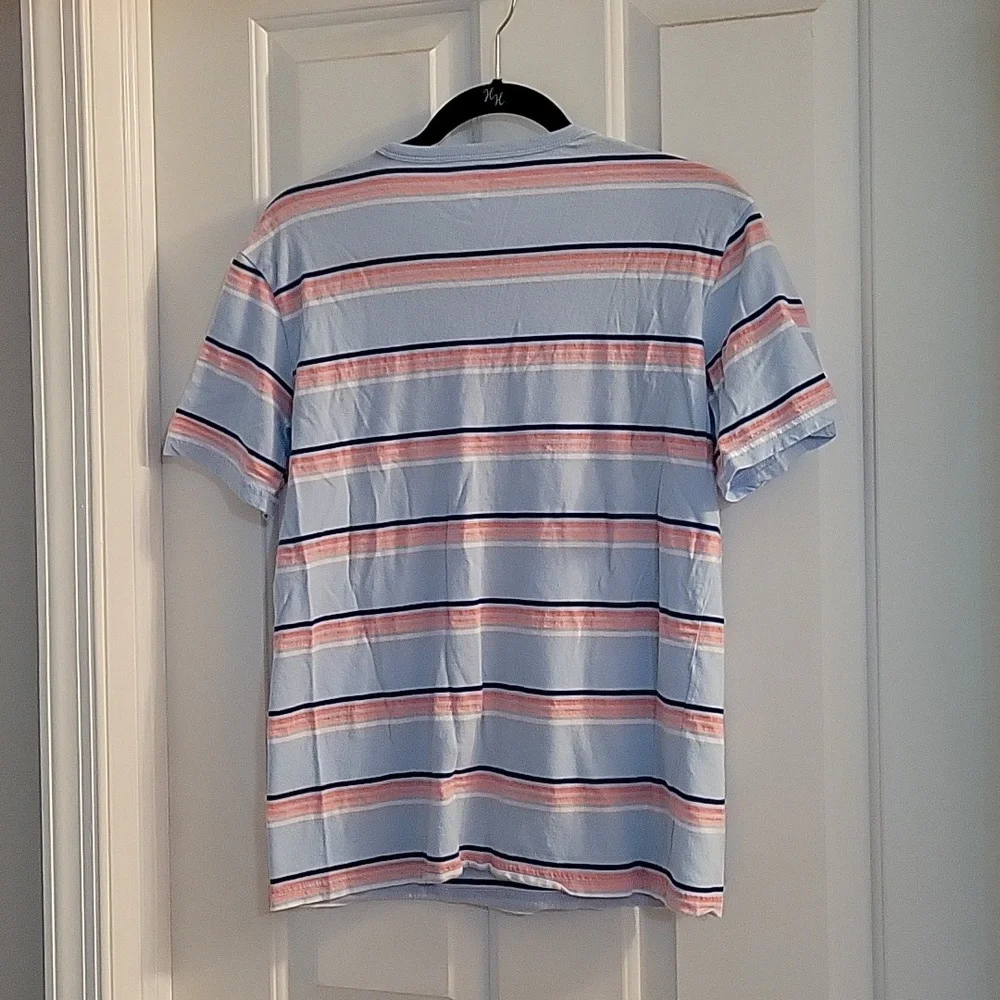 Childrens Place powder blue striped tee/ XXL